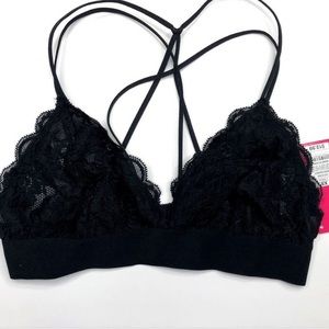Strappy lace bralette